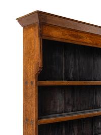 A George III Oak and Mahogany-Inlaid Cupboard