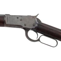 ** Winchester Model 1892 with Button Magazine and Replaced Barrel