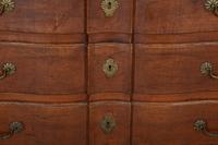 A French Provincial Carved Walnut Commode