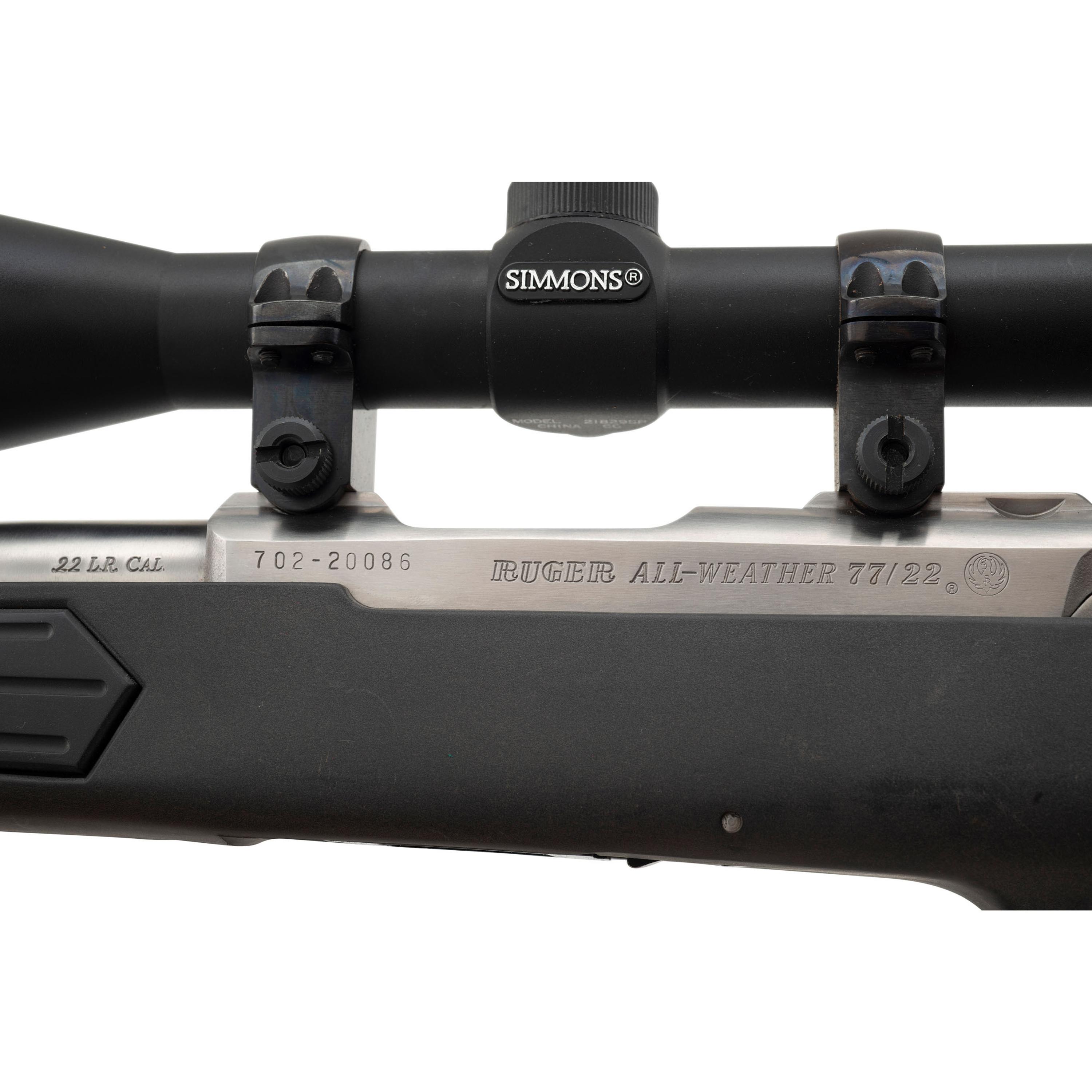*Ruger Model 77/22 All Weather with Scope