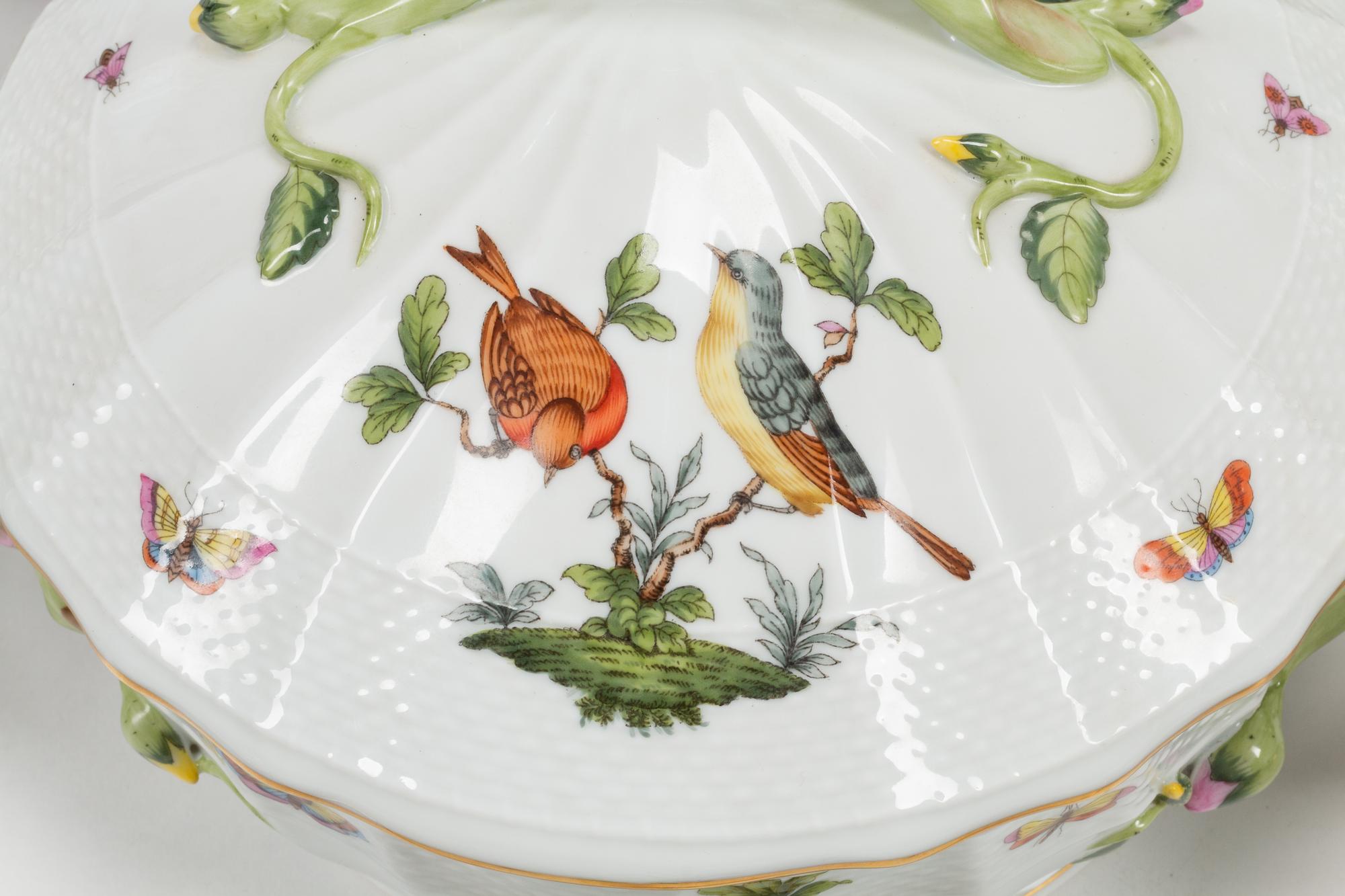 A Herend Porcelain Dinner Service