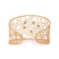 Roberto Coin, 'Bollicine', Diamond and Rose Gold Cuff Bracelet