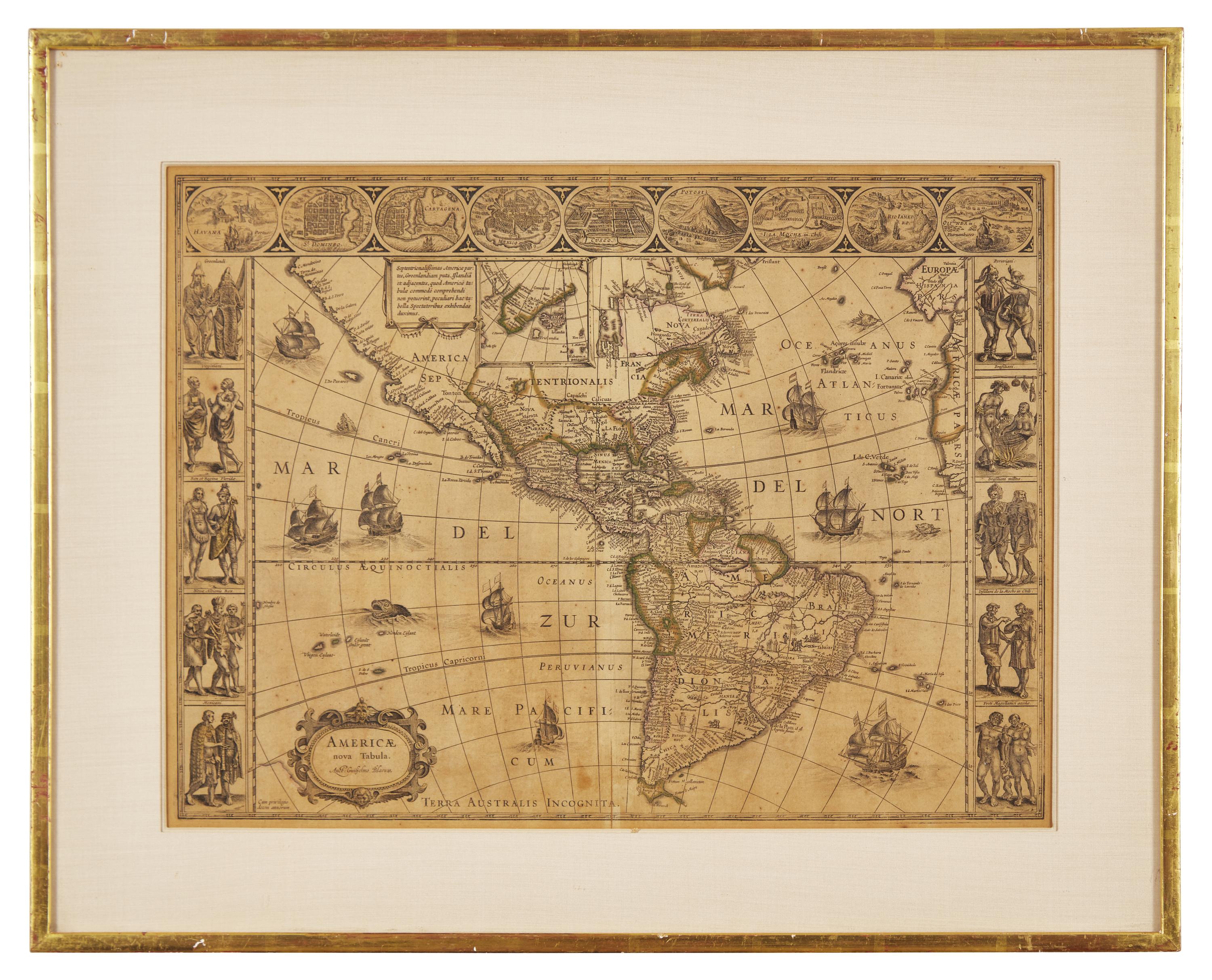 [Maps & Atlases] Blaeu, Willem. Americae nova Tabula
