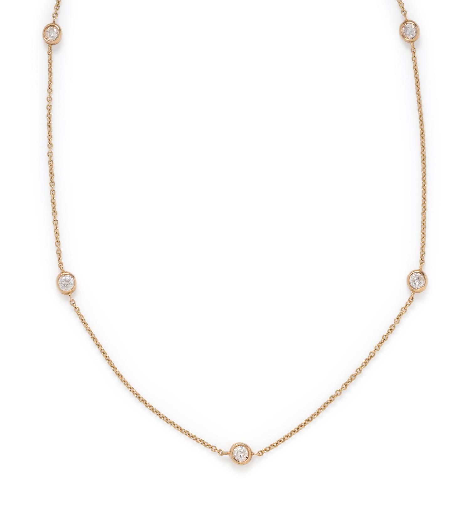 DIAMOND STATION NECKLACE