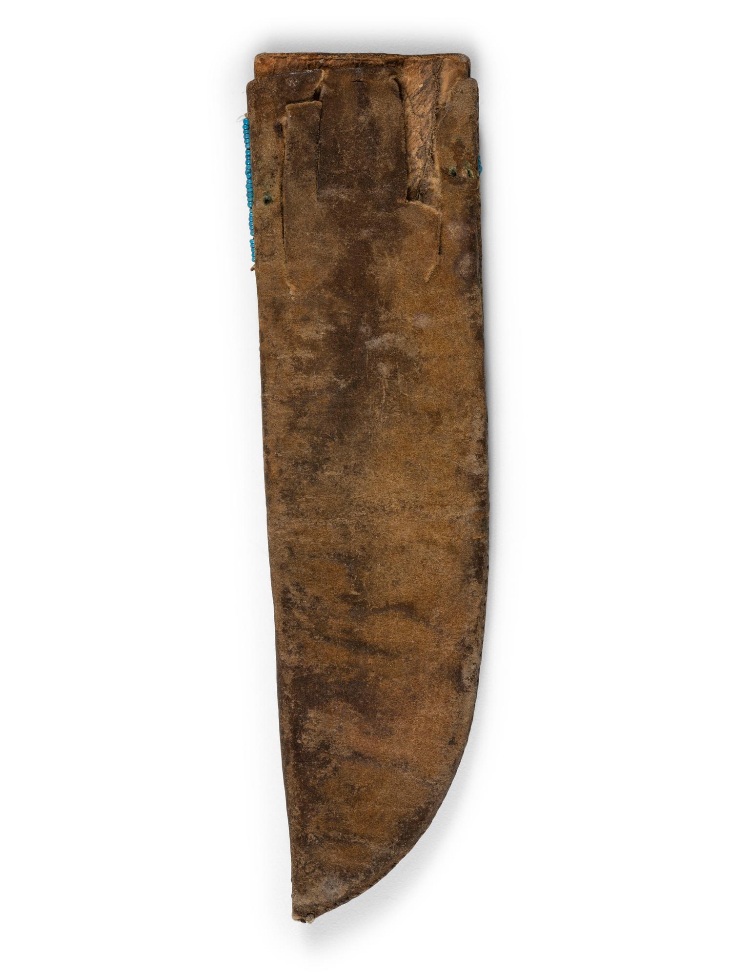 Northern Plains Beaded Hide Knife Sheath