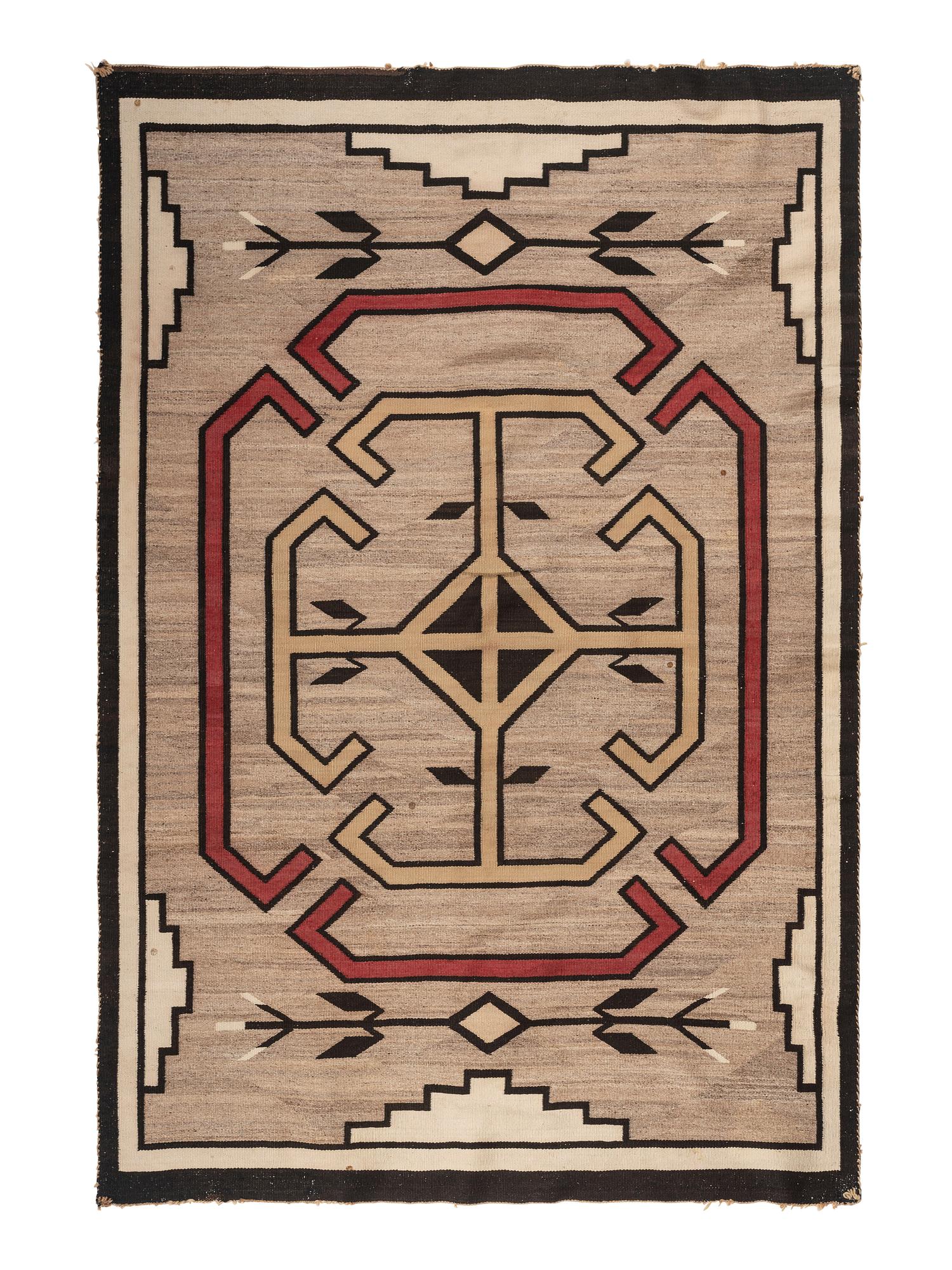 Navajo Crystal Pattern Weaving / Rug