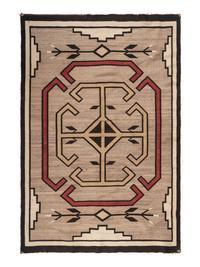Navajo Crystal Pattern Weaving / Rug