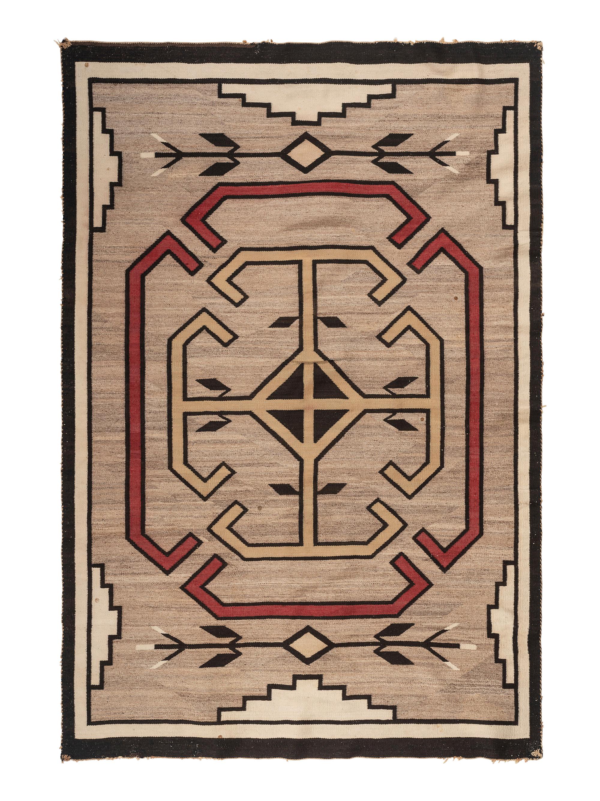 Navajo Crystal Pattern Weaving / Rug