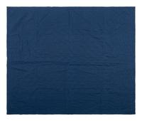 A Child's Black and Blue Satin and Cotton Quilt