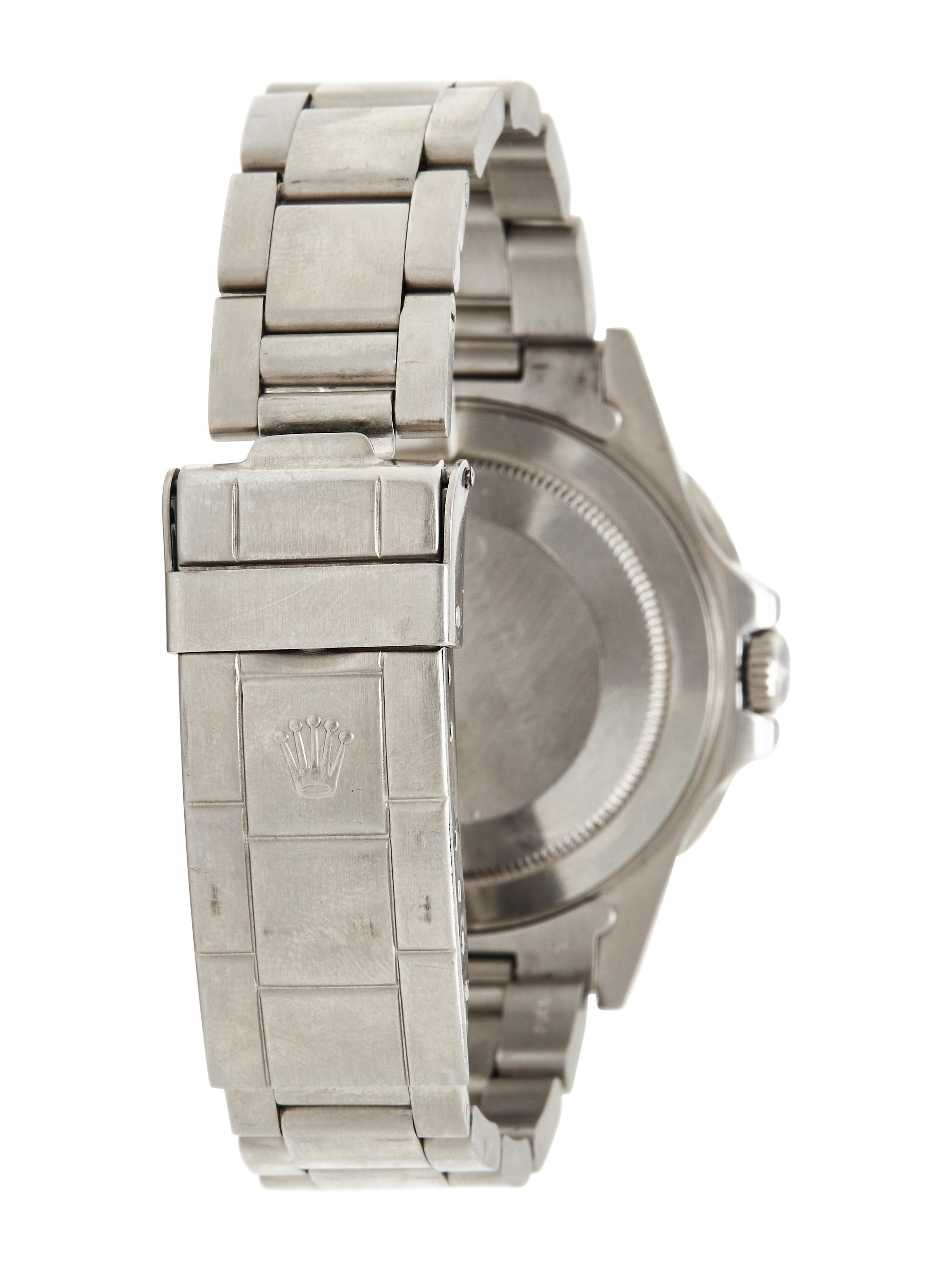 ROLEX, REF. 16760 STAINLESS STEEL 'FAT LADY' GMT-MASTER II WATCH