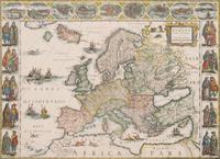 BLAEU, Willem Europa Recens Descripta. The Netherlands, 1617.