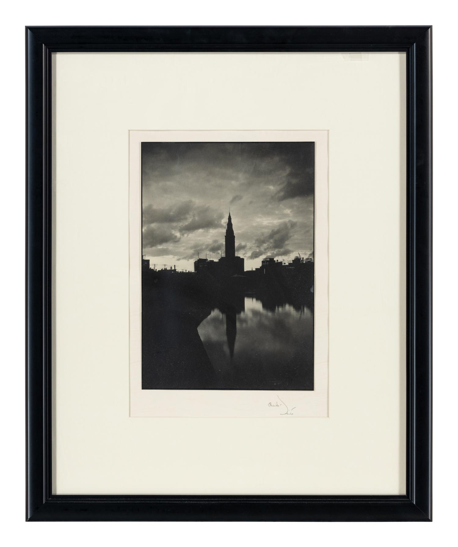 Margaret Bourke-White (1904-1971) Terminal Tower and High Level Bridge, Cleveland, 1929