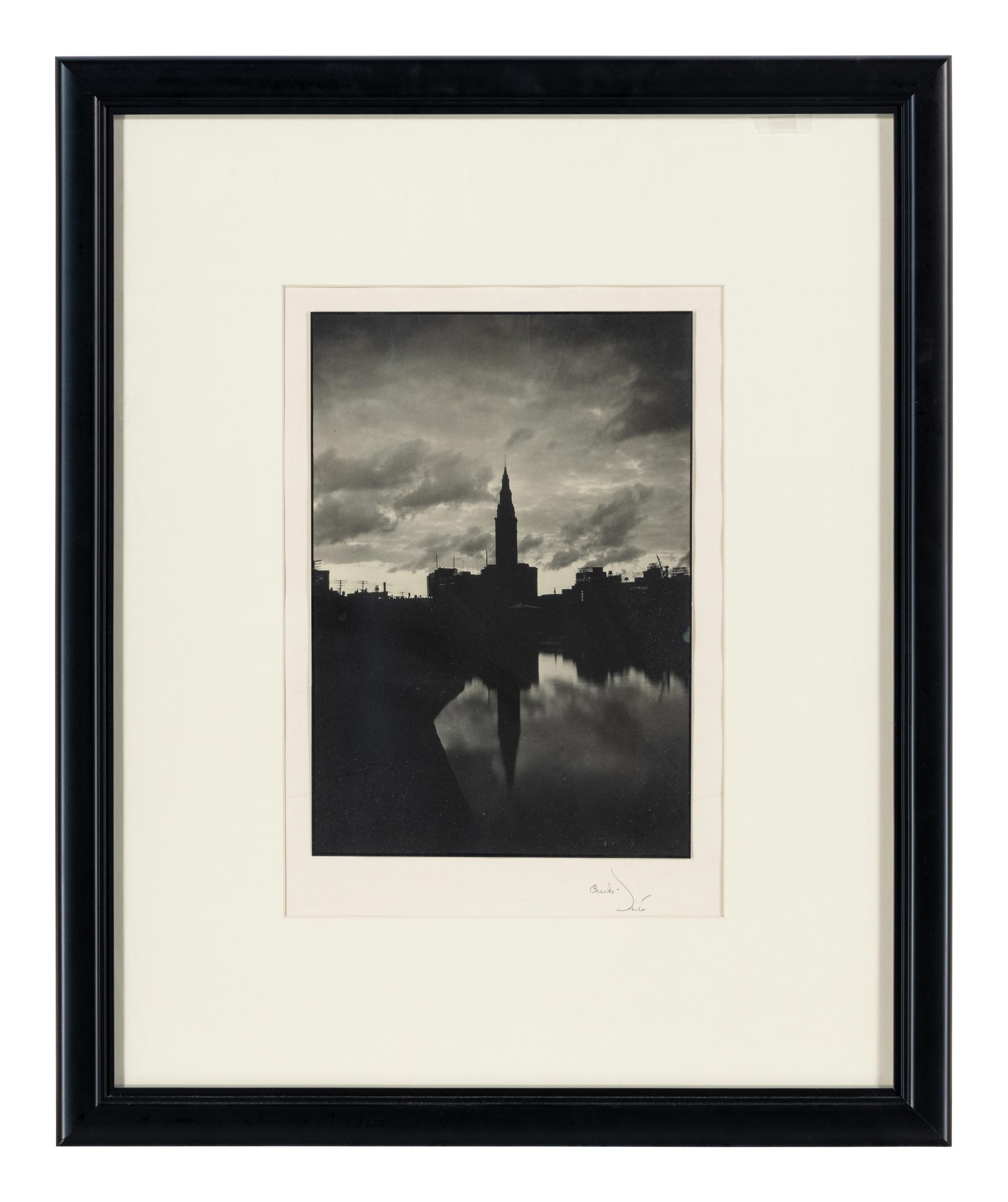 Margaret Bourke-White (1904-1971) Terminal Tower and High Level Bridge, Cleveland, 1929