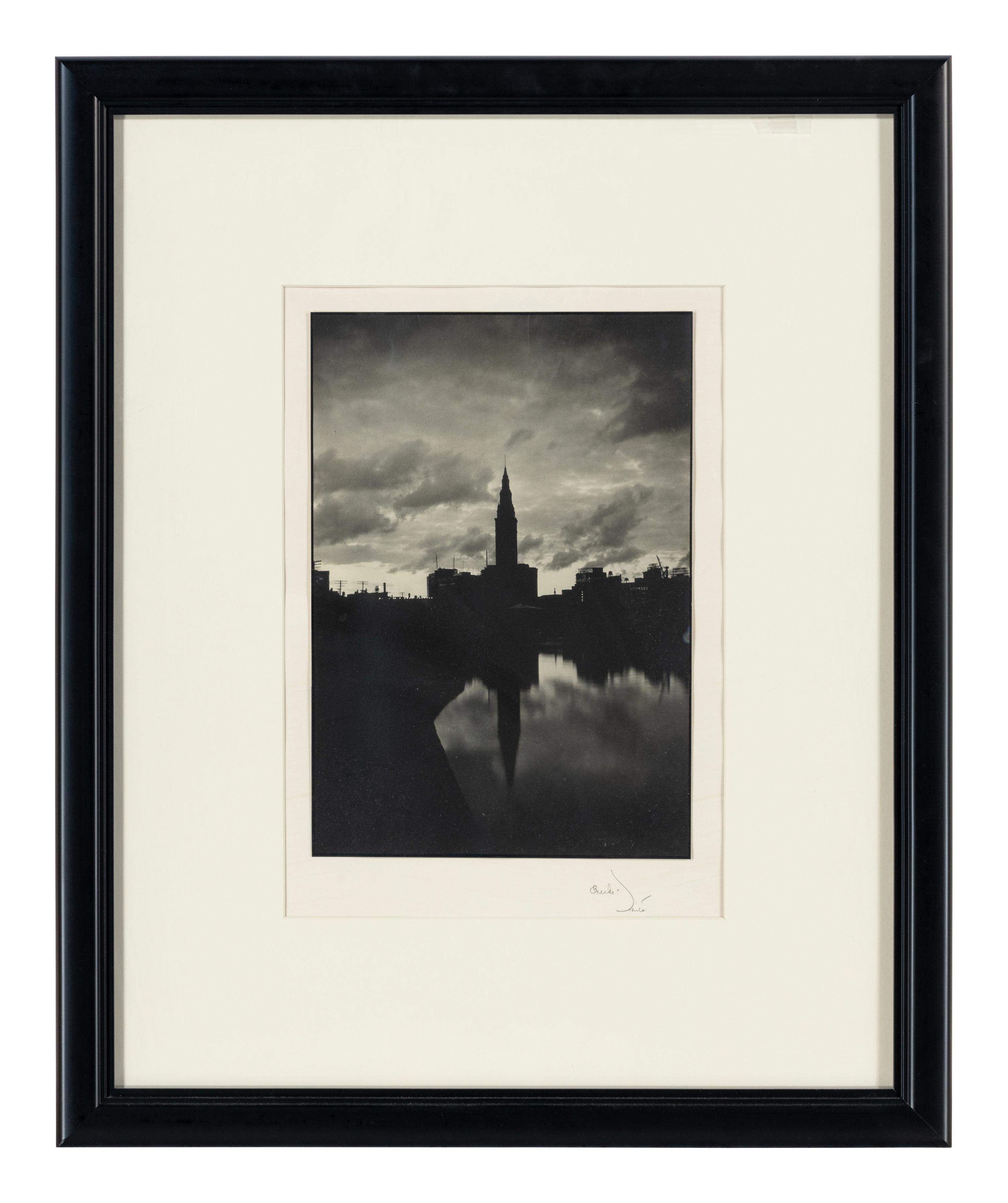 Margaret Bourke-White (1904-1971) Terminal Tower and High Level Bridge, Cleveland, 1929