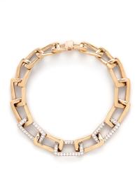 DAVID WEBB, YELLOW GOLD AND DIAMOND NECKLACE