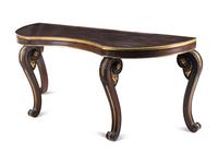 A Dessin Fournir Parcel-Gilt Walnut Console Table