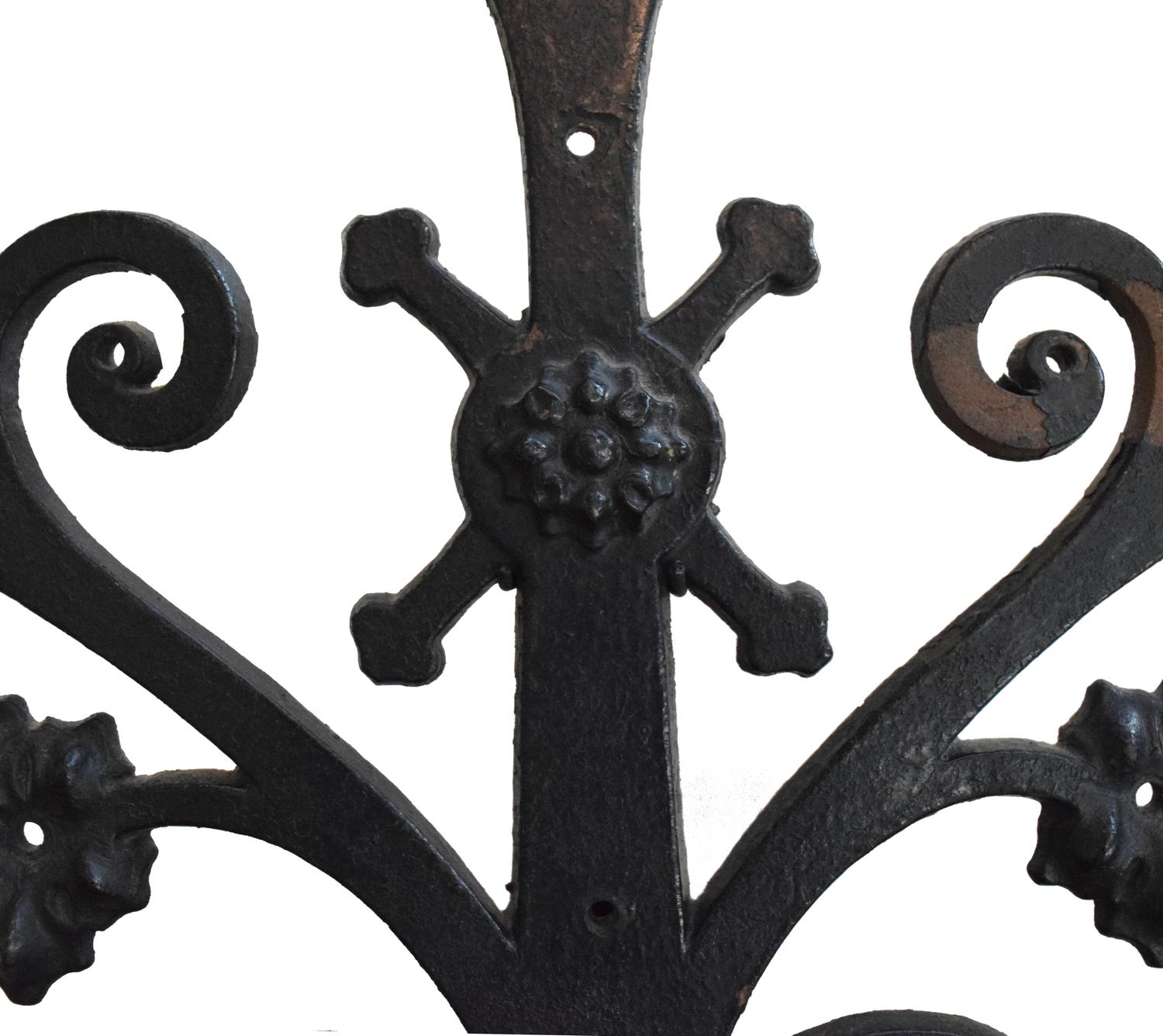A Bronze Faux Hinge 24.5" W x 4" D x 21.25" H — United States, Circa 1880