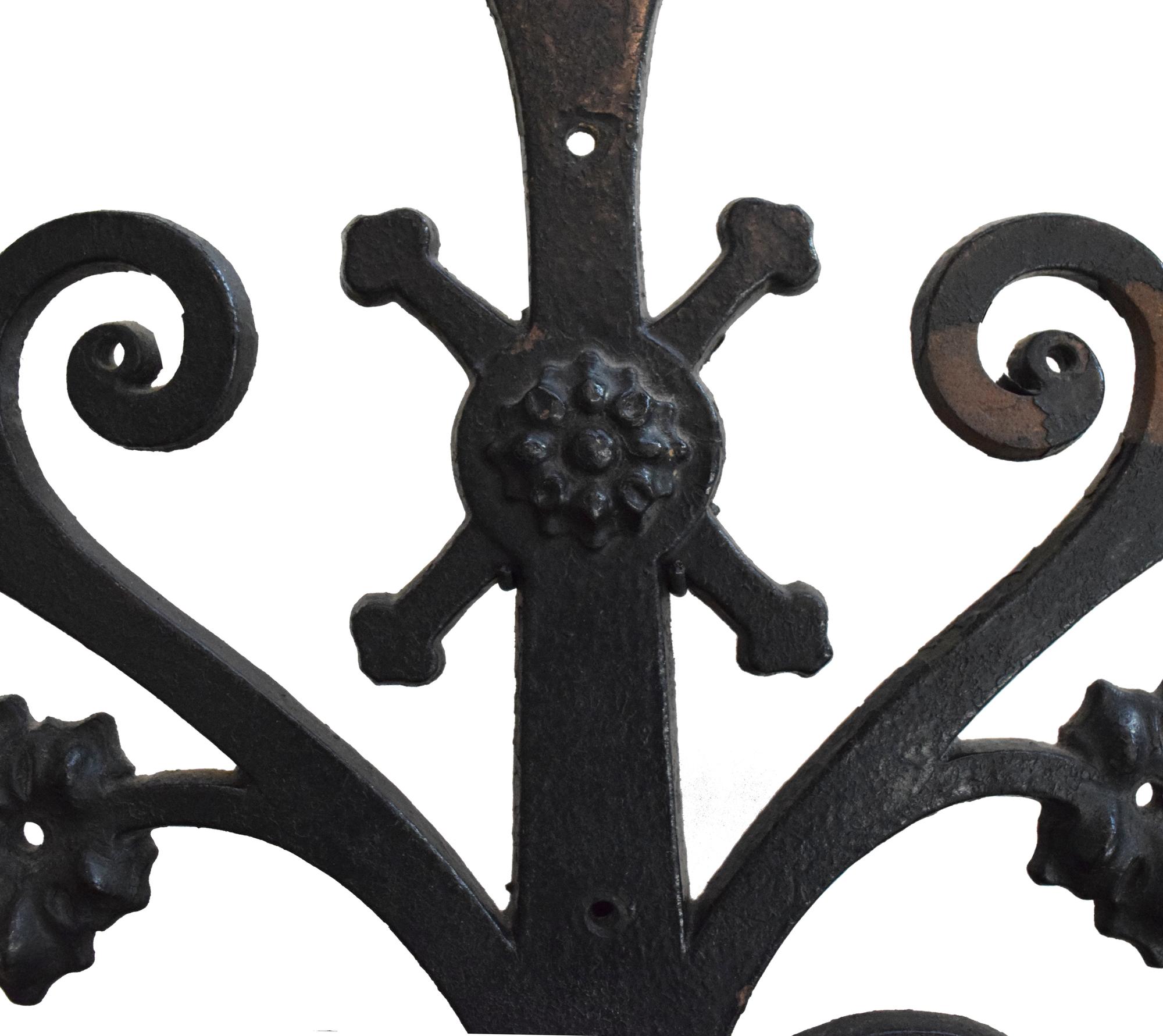A Bronze Faux Hinge 24.5" W x 4" D x 21.25" H — United States, Circa 1880