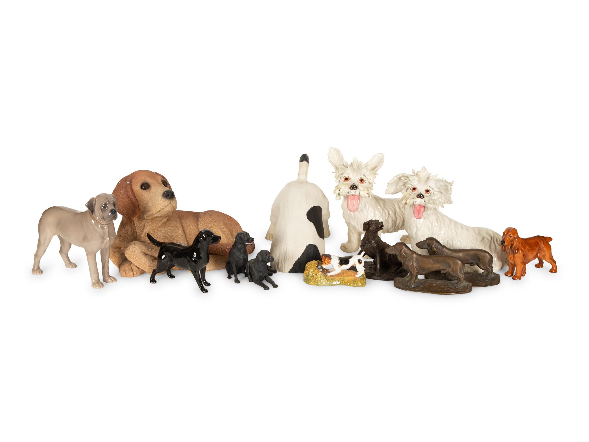 A Collection of Dog Figures