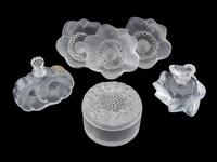 Six Lalique Glass Articles — 20TH CENTURY