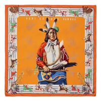 Hermès 90cm Silk Scarf, Kermit Oliver