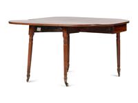 A Federal Mahogany Banquet Table