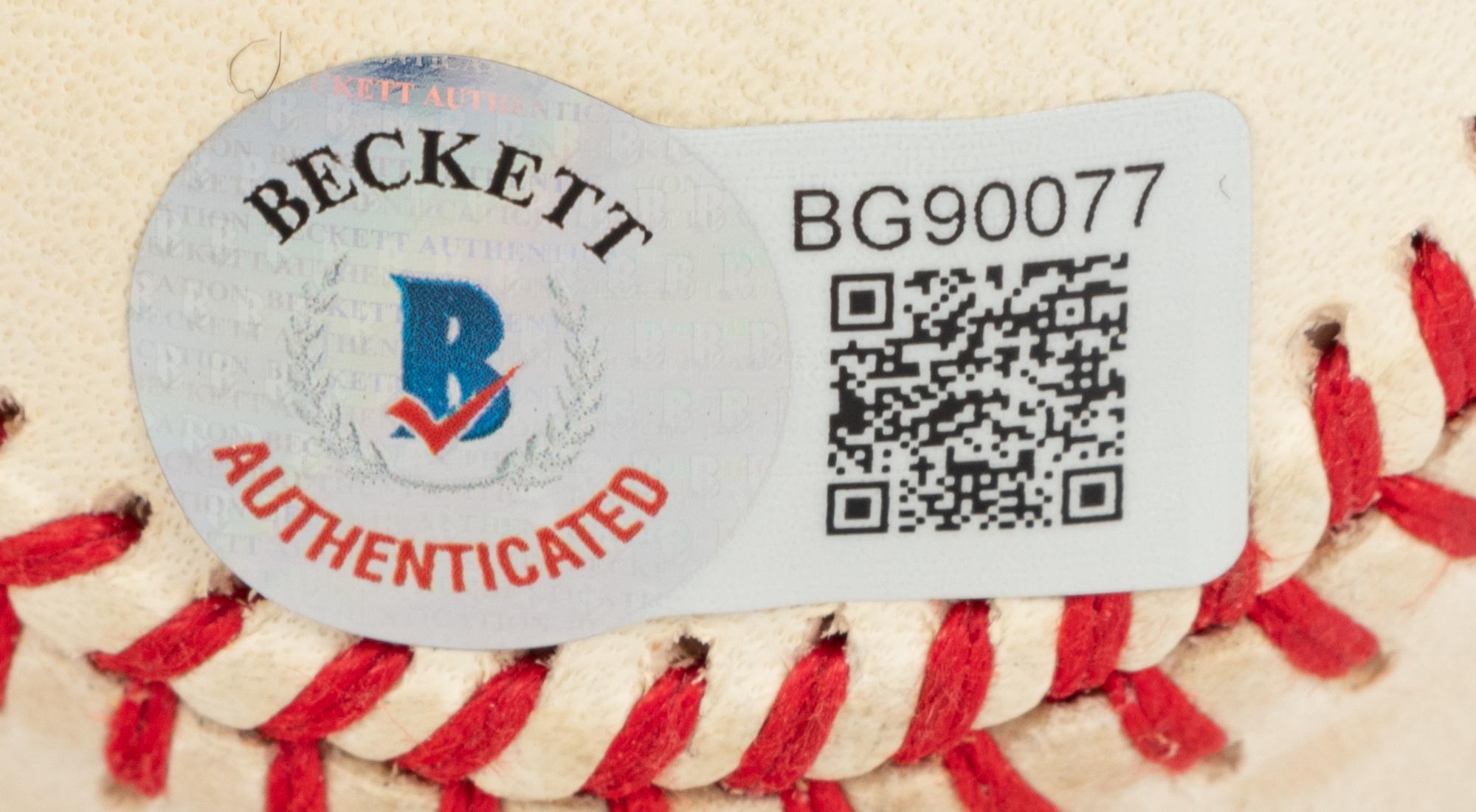 A Tom Seaver Signed Autograph Baseball (Beckett Authentication Services BAS Certified),