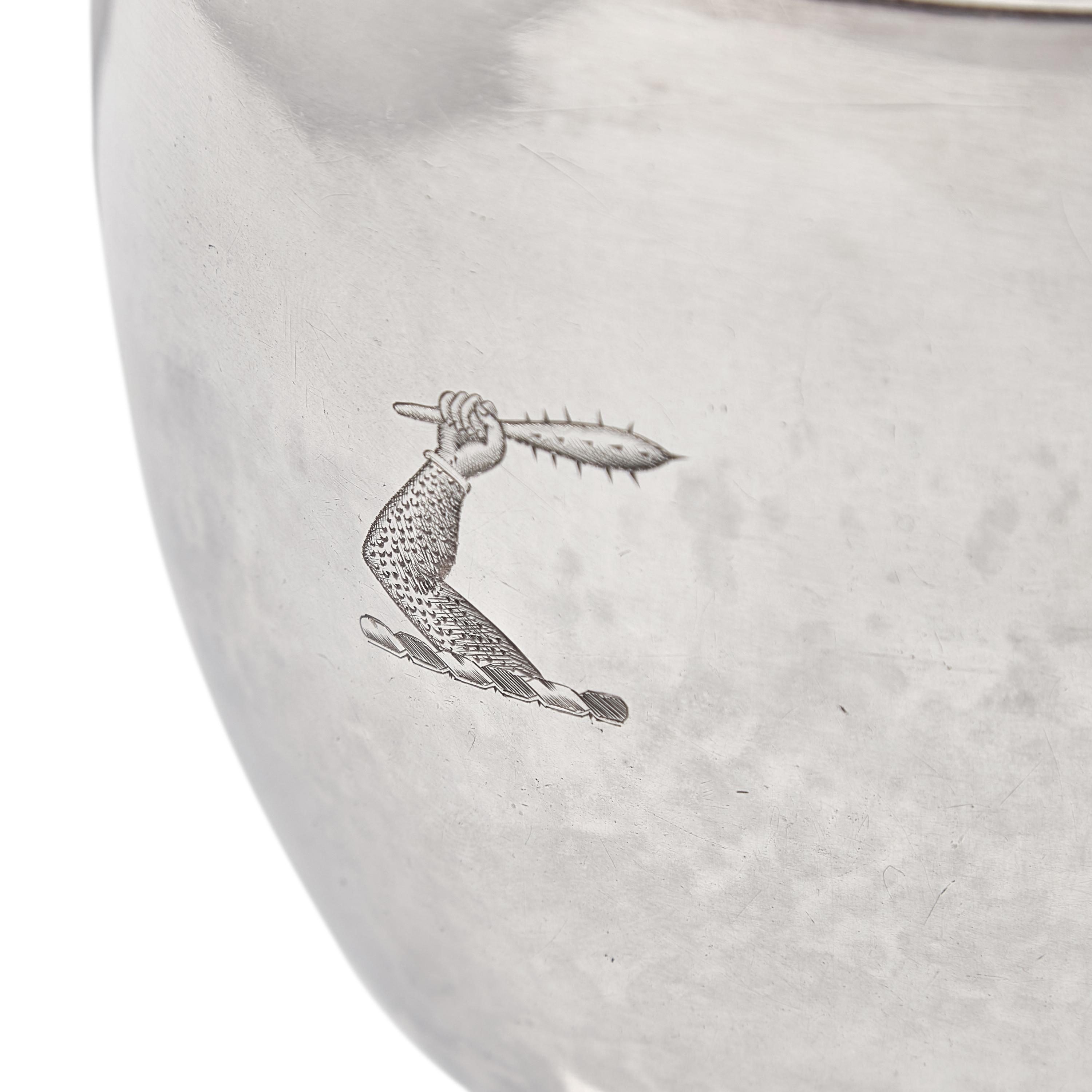 A Federal Silver Sugar Urn