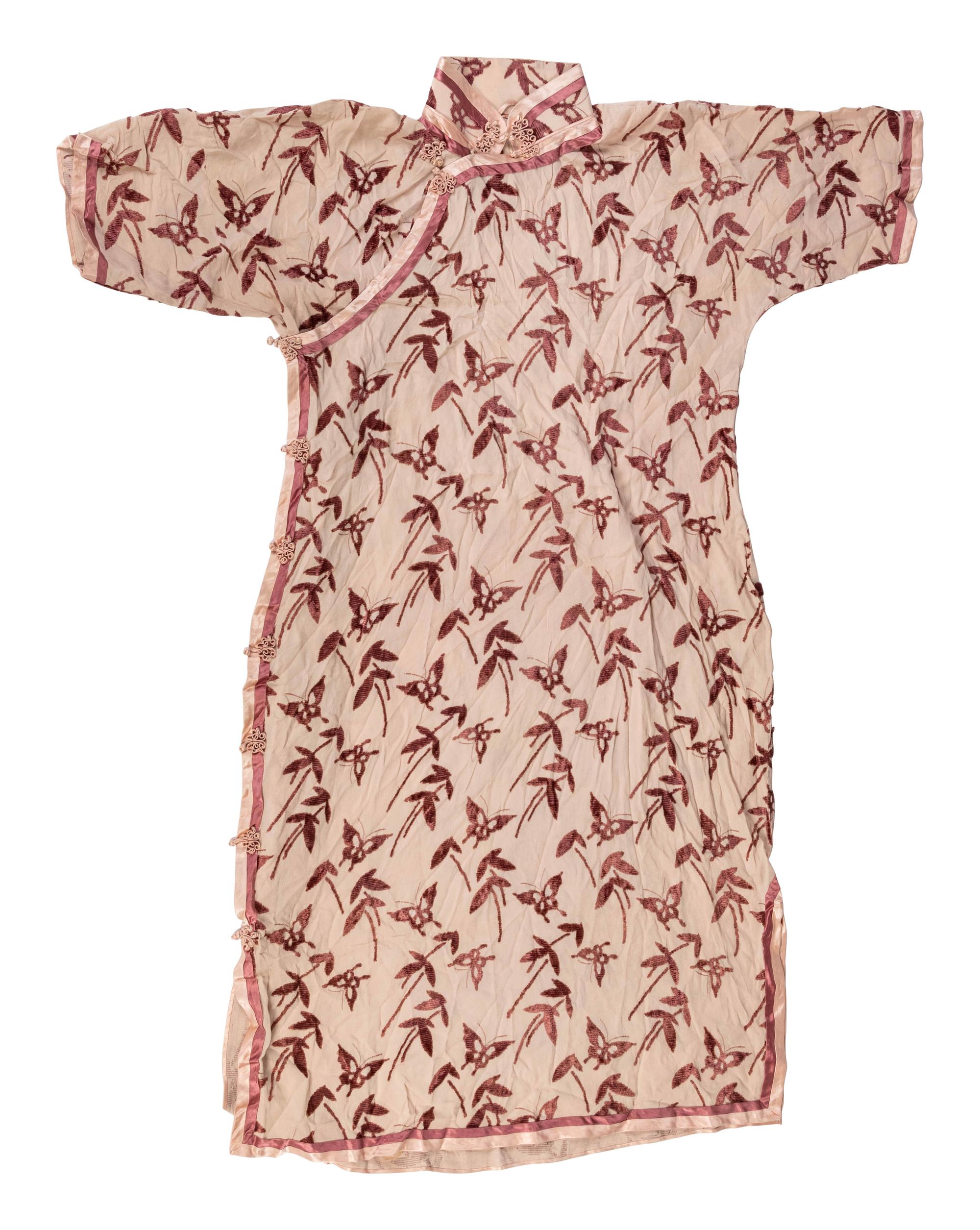 Three Chinese Silk Lady's Cheongsams, Qipao