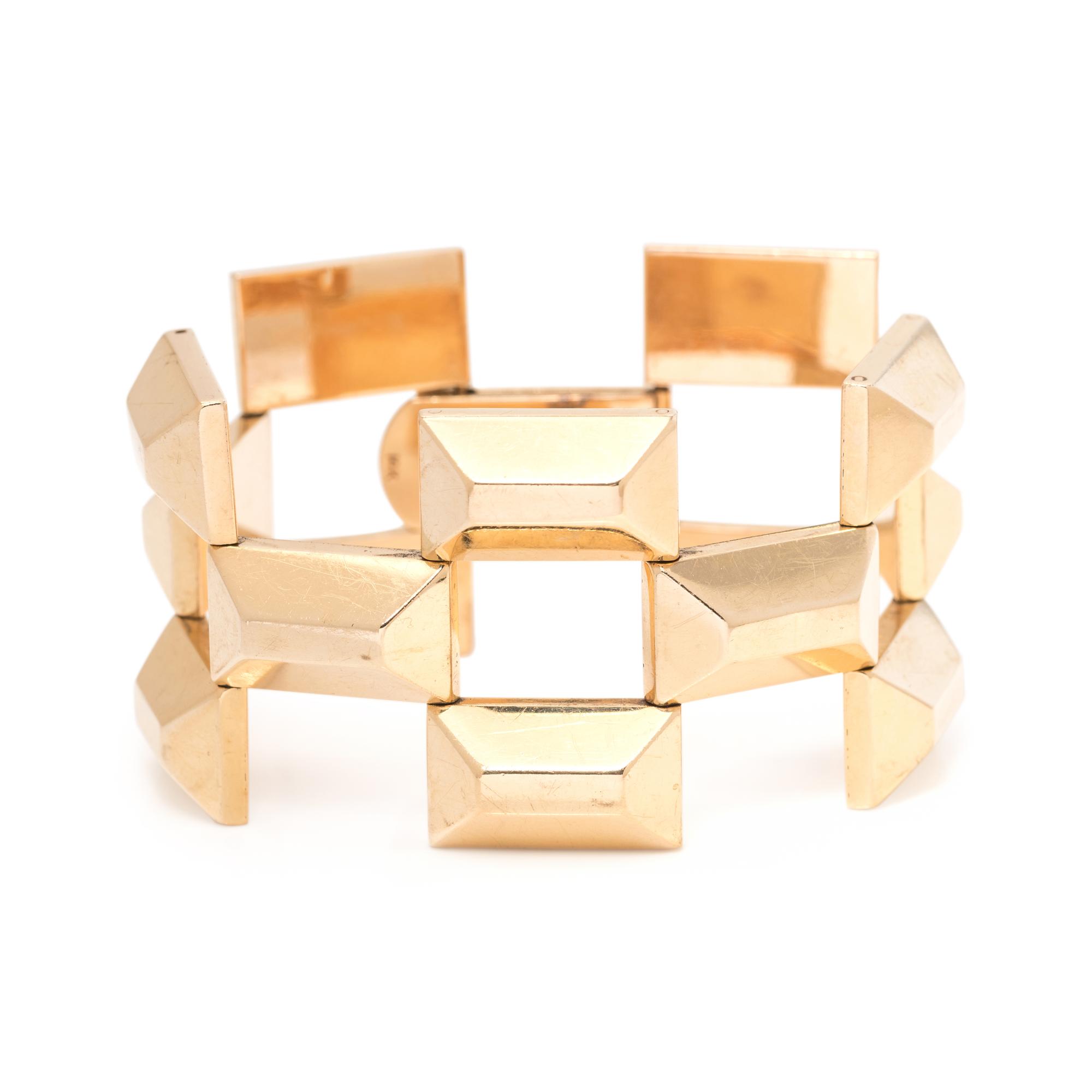 YELLOW GOLD BRACELET