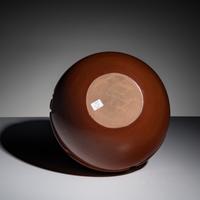 Jennie Trammel (Santa Clara, 1929-2010) — Carved Redware Pottery Jar