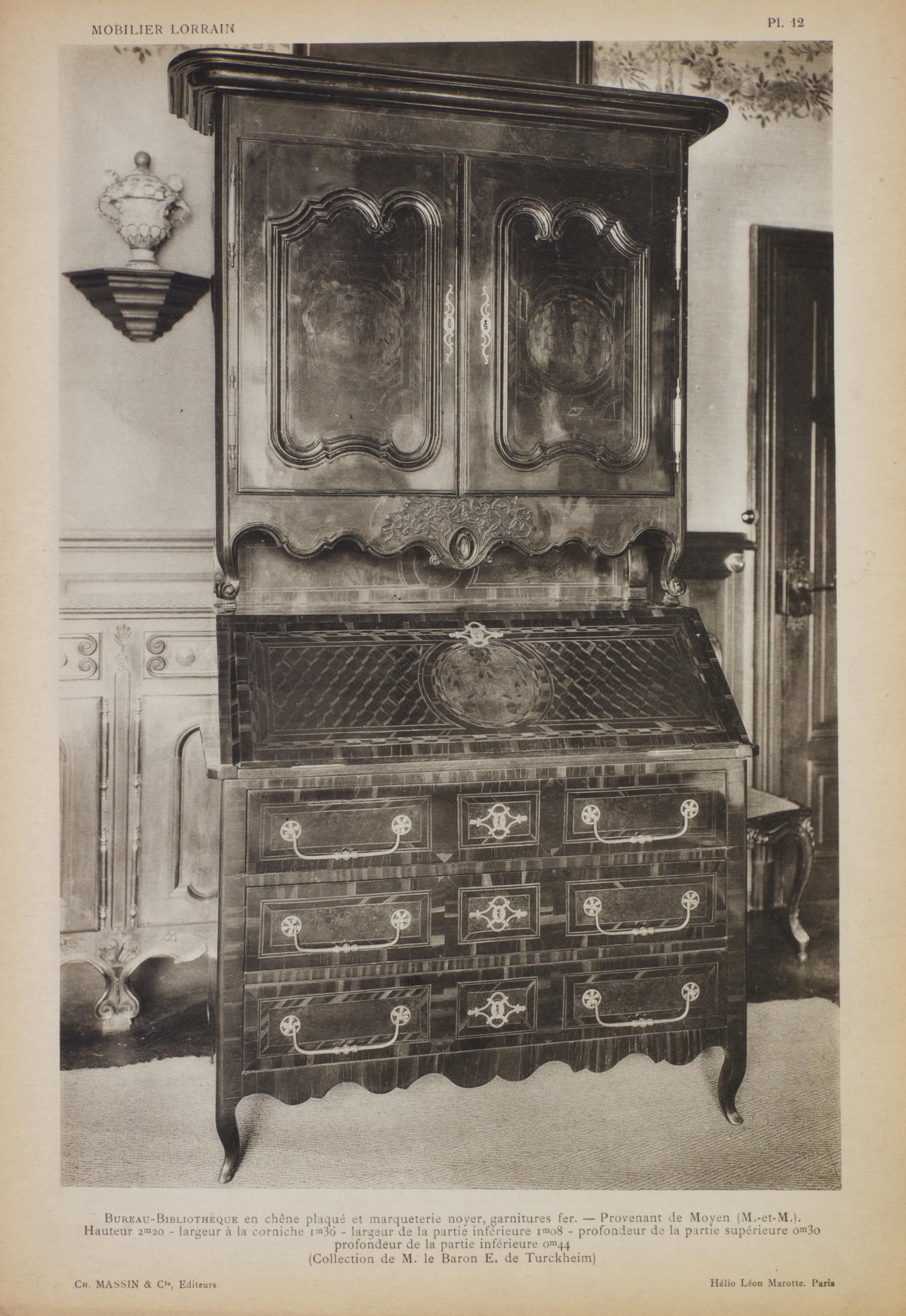 BANEAT, PAUL. Le Mobilier. Paris, n.d. 4 vols. Portfolio, numerous loose plates.