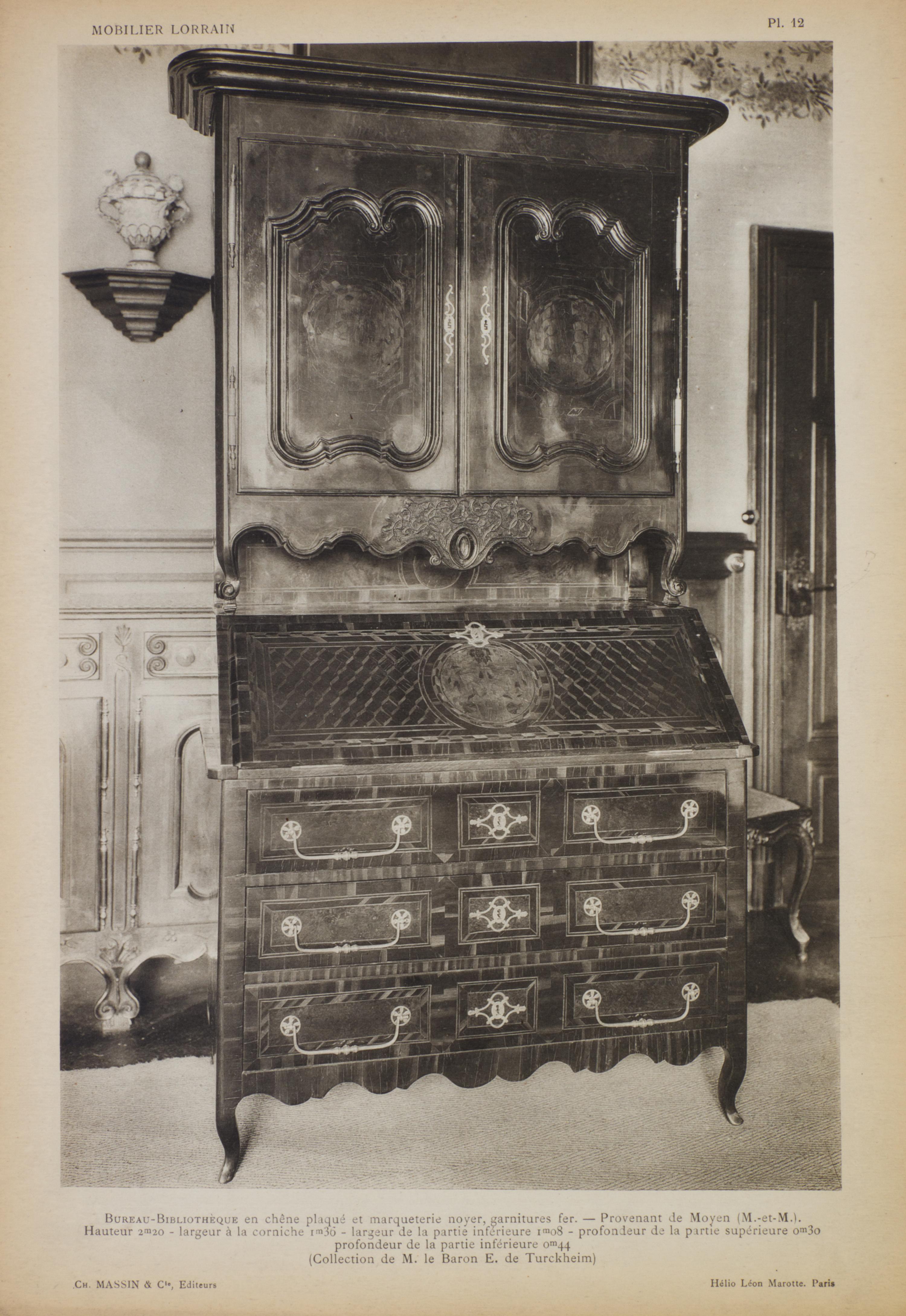 BANEAT, PAUL. Le Mobilier. Paris, n.d. 4 vols. Portfolio, numerous loose plates.