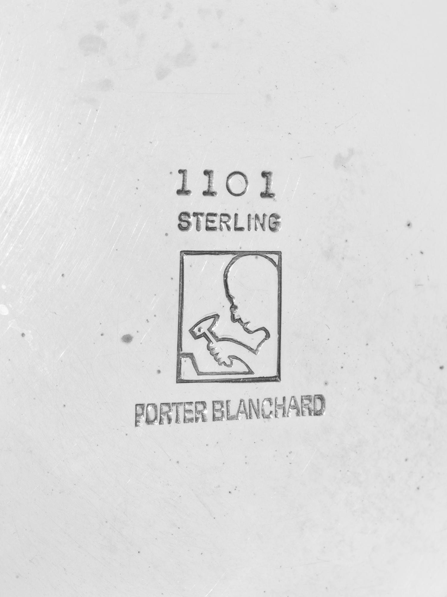 A Porter Blanchard Silver Pitcher and Basin