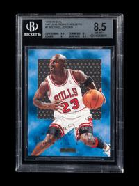 A 1995 Skybox E-XL Michael Jordan Natural Born Thrillers Basketball Card No. 1 (BGS 8.5 NM-MT+)