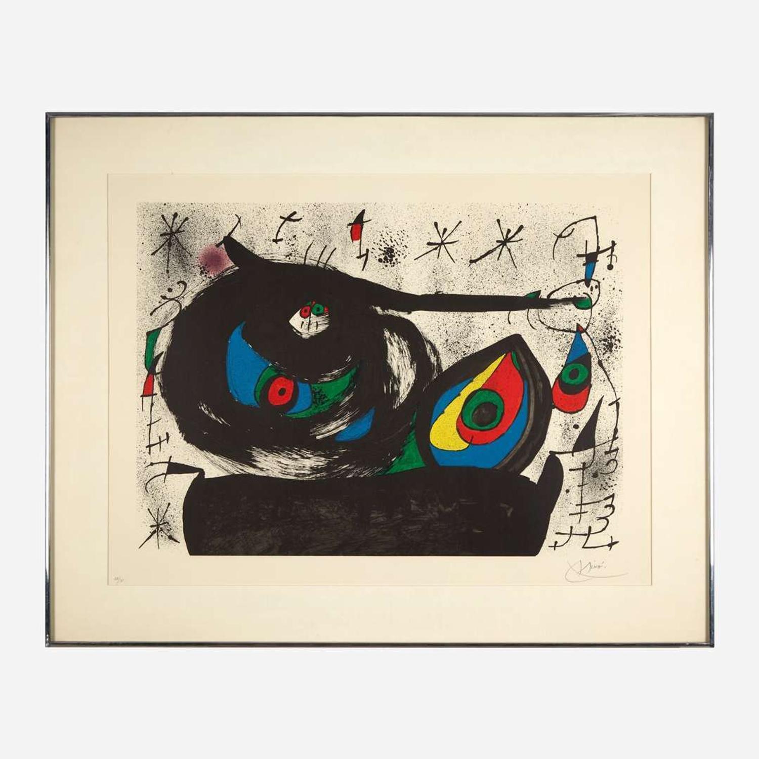 Joan Miró (Spanish, 1893-1983) Homenatge a Joan Prats