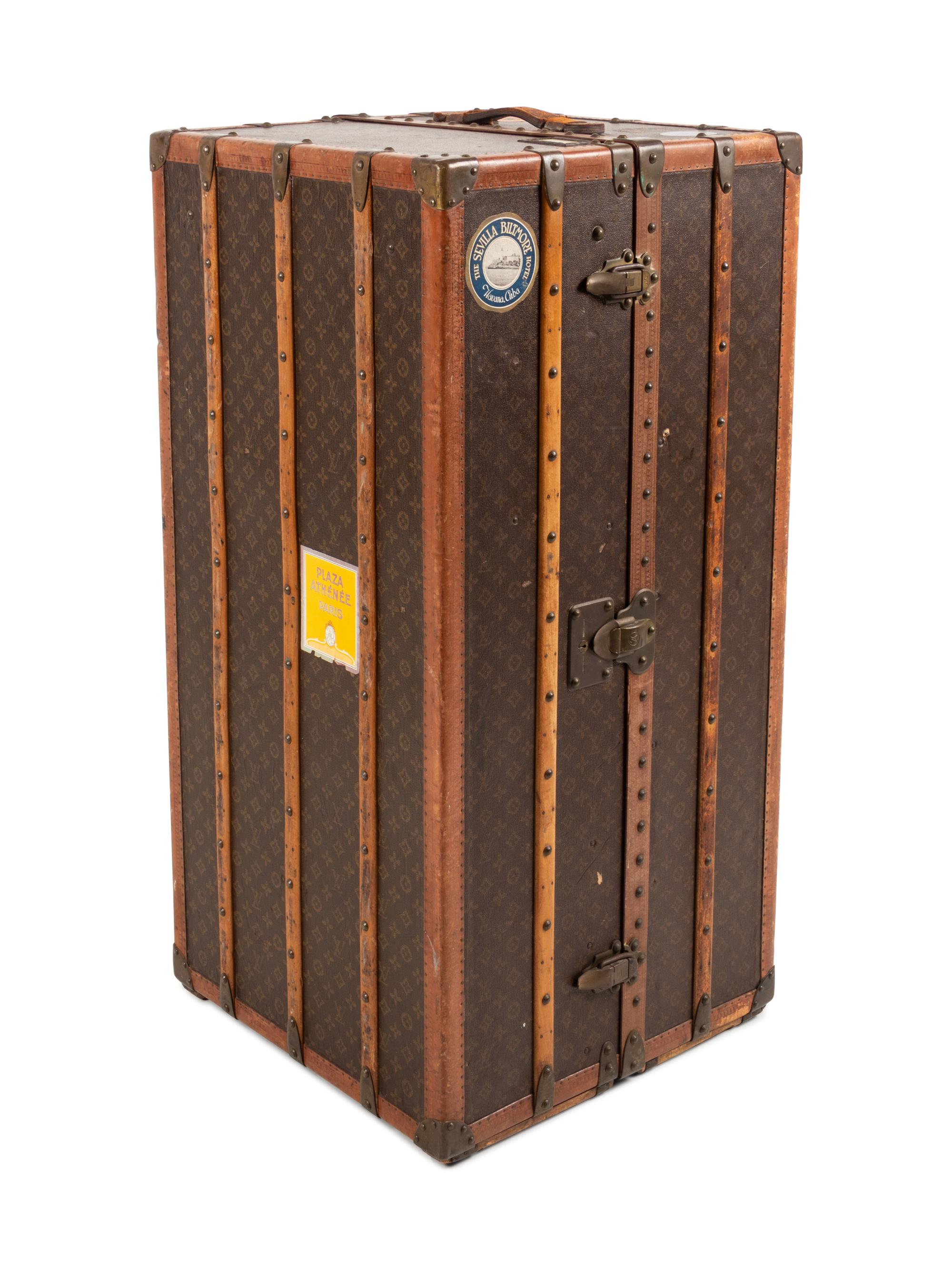 Louis Vuitton Wardrobe Steamer Trunk, Early 20th Century