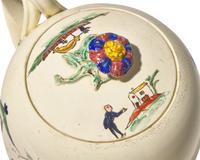 A Wedgwood Queen's Ware Chinoiserie Teapot
