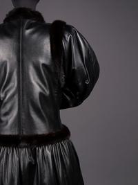 Yves Saint Laurent Haute Couture Leather Coat with Fur Trim, Fall 1976