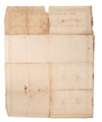 [WASHINGTON, George (1712-1799)]. A group of 5 items, highlighted by Washington's Farewell Address to the People of the United States . Hagerstown, MD: Herald of Freedom Office, ca 1860s.