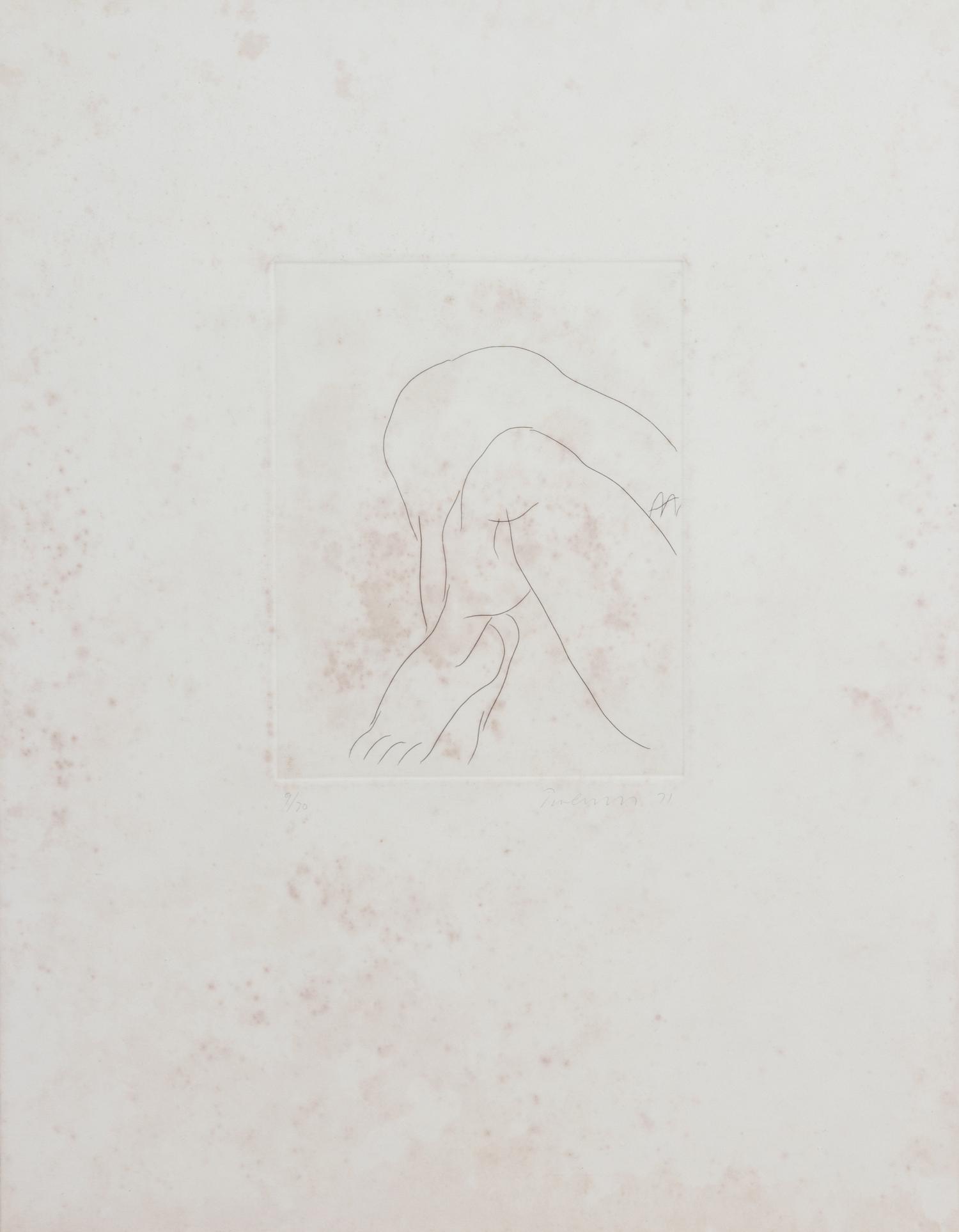 William Turnbull, (Scottish, 1922-2012), Fragments, Portfolio of Three, 1971