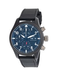 IWC, REF. 398401, 'TOP GUN PILOT'S WATCH' CHRONOGRAPH, DAY-DATE, BOX & PAPERS