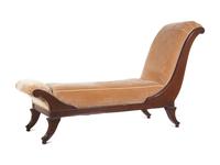 A Regency Style Chaise Longue