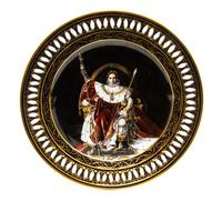 A Meissen Porcelain Plate, Diameter 9 1/4 inches.