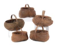 Five Woven Buttocks Baskets