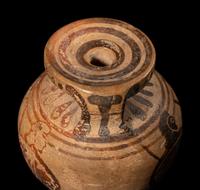 A Corinthian Black-Figured Aryballos