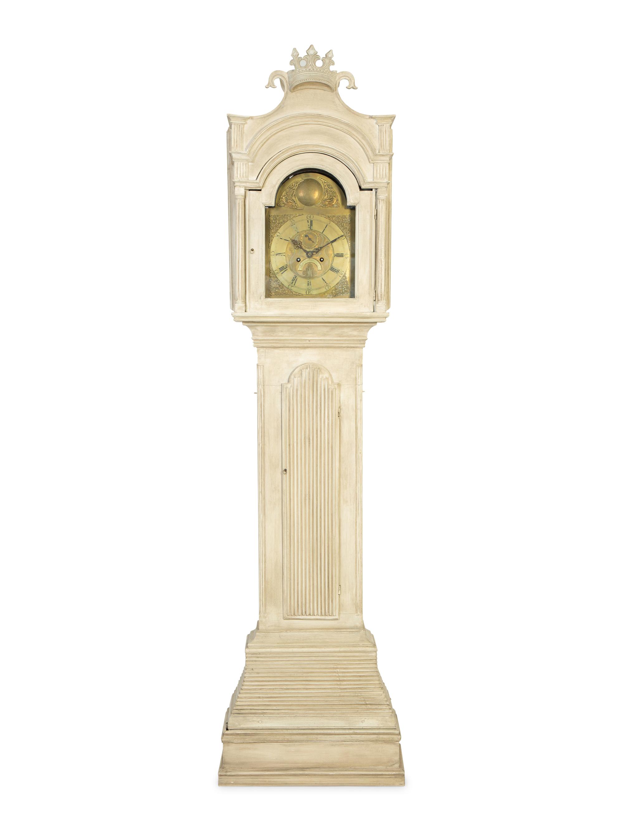A Dutch Painted Tall Case Clock — 18TH/19TH CENTURY