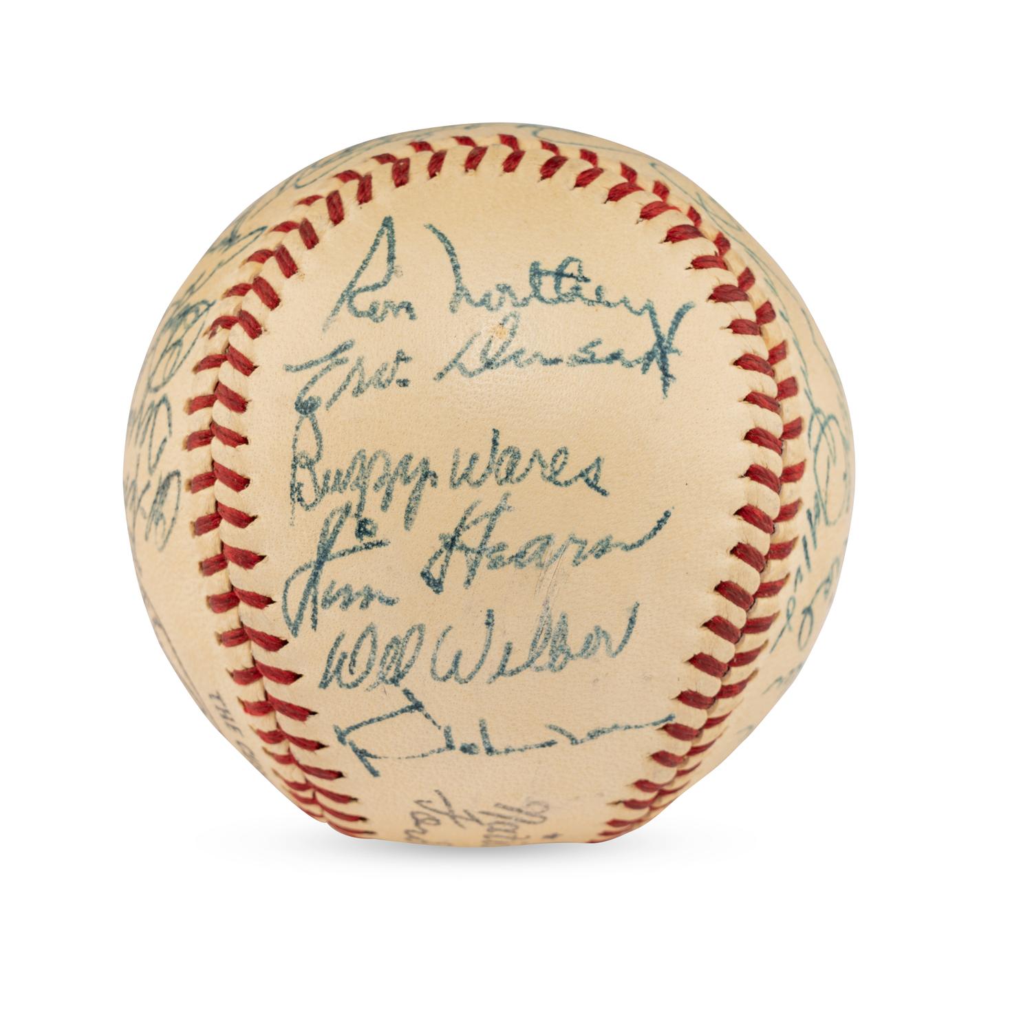 A 1947 St. Louis Cardinals Team Signed Autograph Baseball Featuring Stan Musial and Multiple Hall of Famers (JSA Letter of Authenticity),