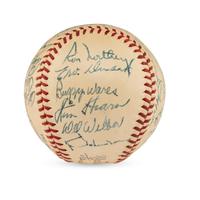 A 1947 St. Louis Cardinals Team Signed Autograph Baseball Featuring Stan Musial and Multiple Hall of Famers (JSA Letter of Authenticity),