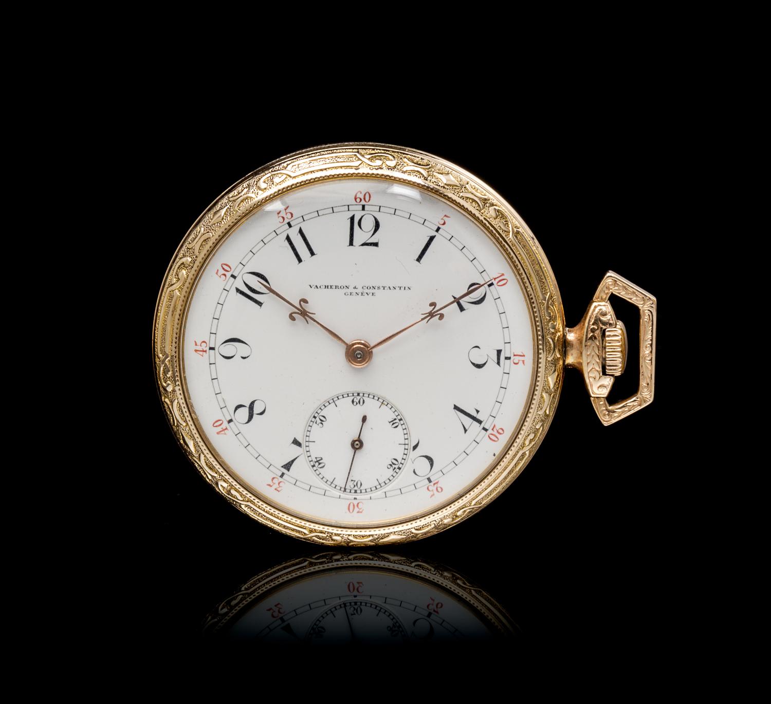 A Gold Filled Open Face Pocket Watch, Vacheron & Constantin,